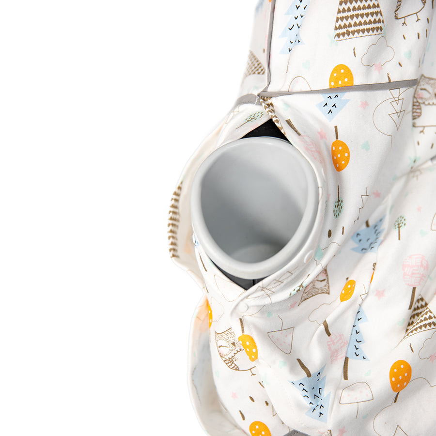 Snap closure cupholders