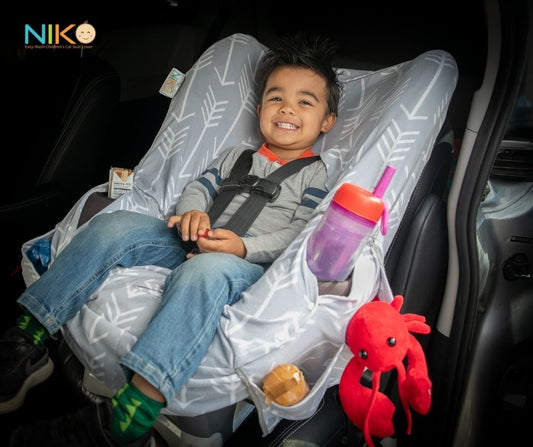 Your new toddler car seat covers will definitely come in handy on your next big road trip adventure!