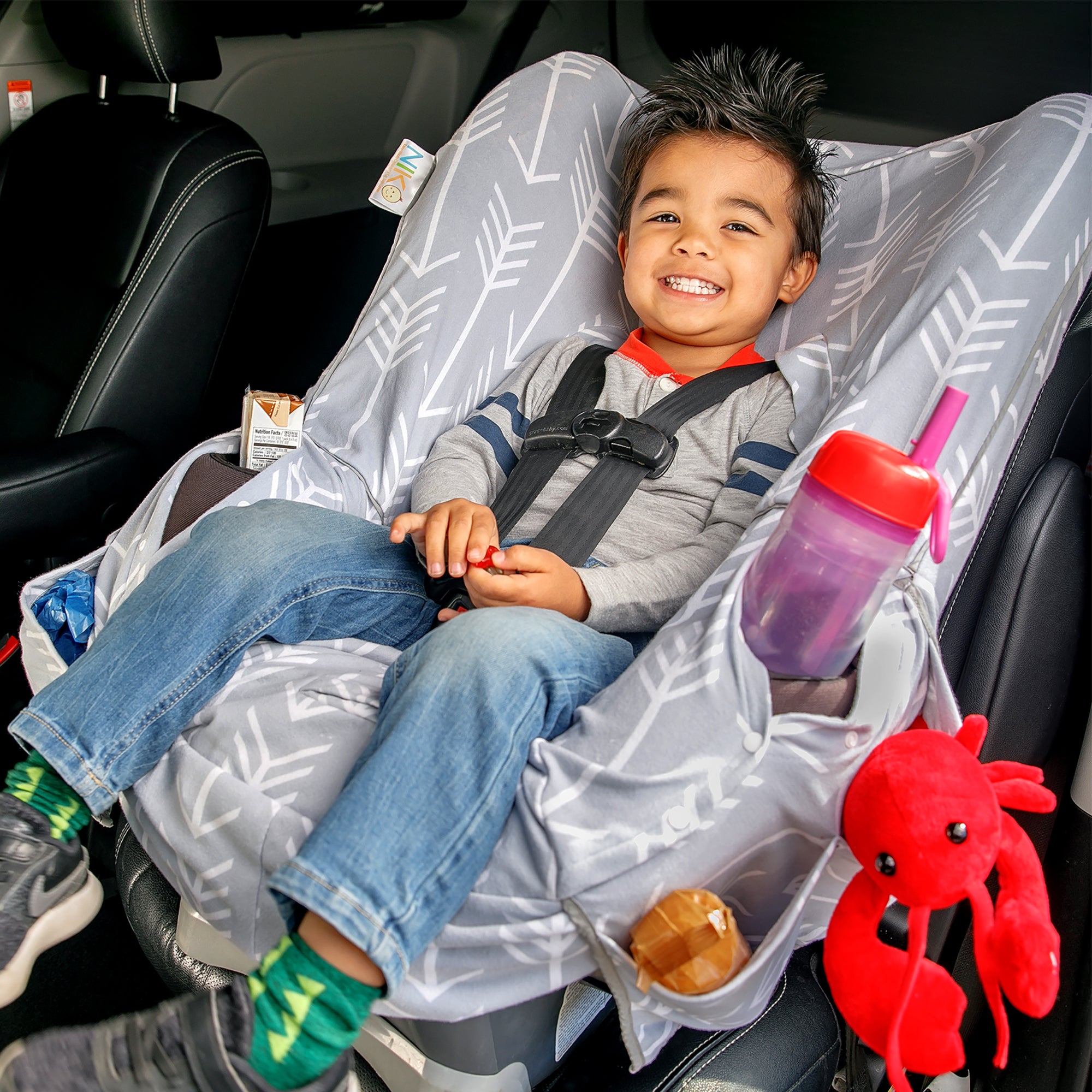 NIKO- Washable Car Seat Cover for your Toddler / Child – Niko Children's Car  Seat Cover