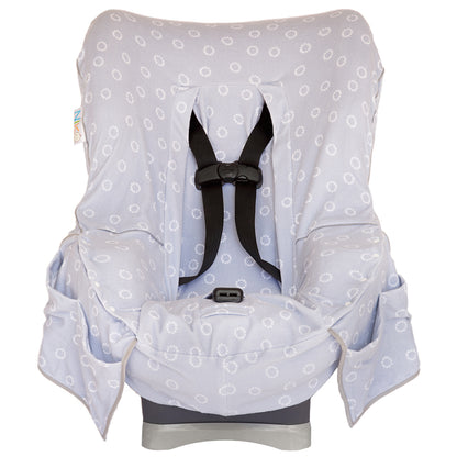 wash maxi cosi cover Niko Easy Wash Children's Car Seat Cover in Gray Cotton/Poly Terryclot – NIKO Children's Car Seat Cover